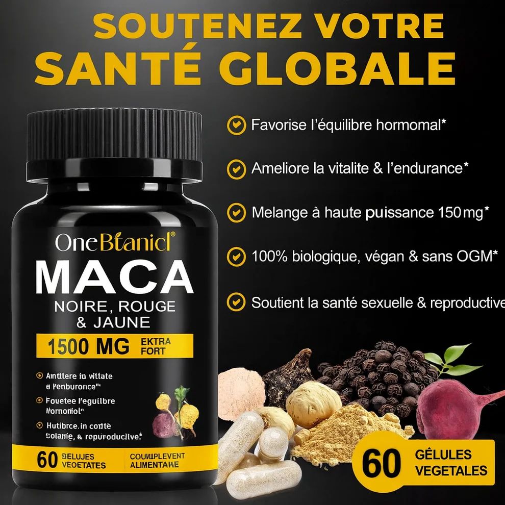 Maca Noire – Vitalité, Énergie et Équilibre Naturel