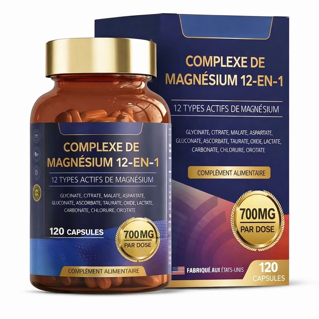 Magnésium Premium – Retrouvez votre énergie et éliminez fatigue, stress et crampes